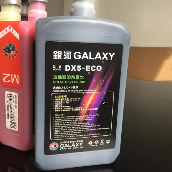 Inchiostro eco-solvente originale Galaxy Ink I3200/Dx5/Dx7
